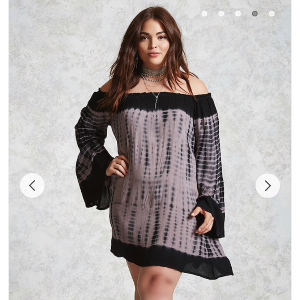 *BRAND NEW WITH TAGS PLUS SIZE TIE-DYE DRESS